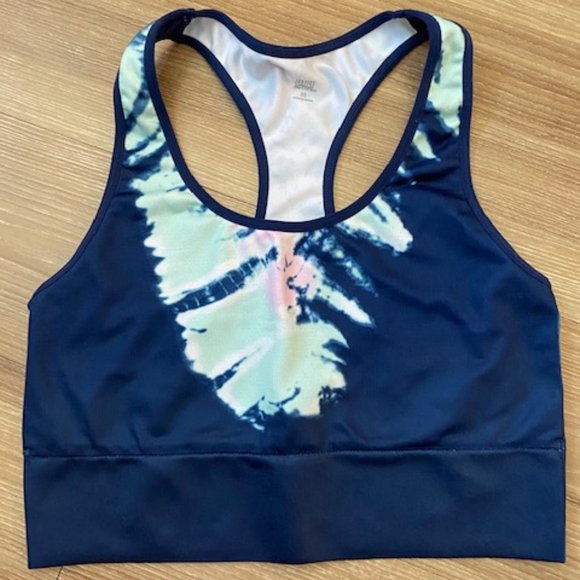JUSTICE ACTIVE GIRLS TIE DYE SPORTS BRA - Picture 1 of 2